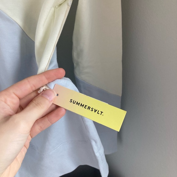 NWT Summersalt Softest French Terry Pullover XS - Picture 4 of 7